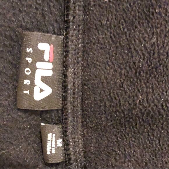 Fila Sport pink black hooded fleece jacket - Picture 5 of 7
